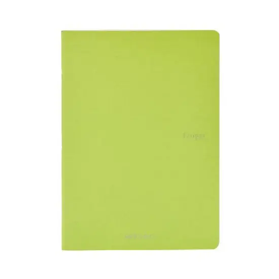 Fabriano&reg; EcoQua Original A5 Graph Staple-Bound Notebook Lime {1}