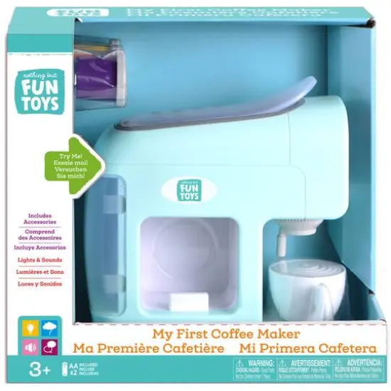 Nothing But Fun Toys My First Coffee Maker Playset {10}
