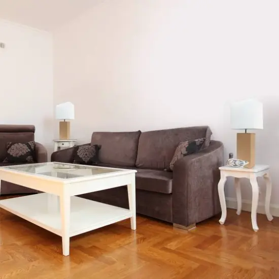 Elegant Designs&trade; 2 Pack Leather Table Lamps with White Shades Beige and White {5}