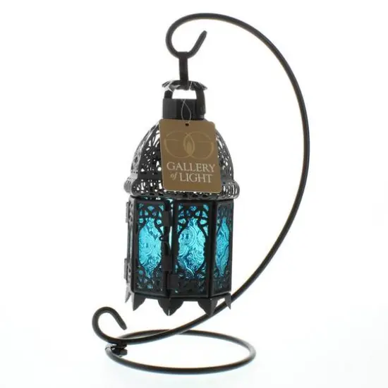 13" Sapphire Nights Table Lantern {4}
