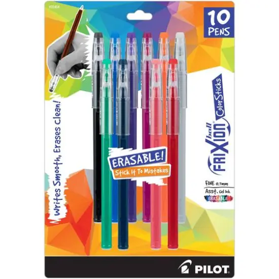 Pilot FriXion Ball Color Sticks Assorted Colors Erasable Gel Pens {3}