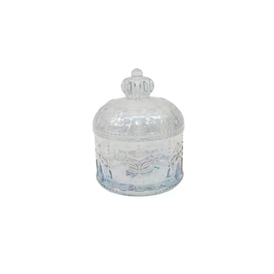 4.5" Iridescent Glass Trinket Box by Ashland&reg; {1}