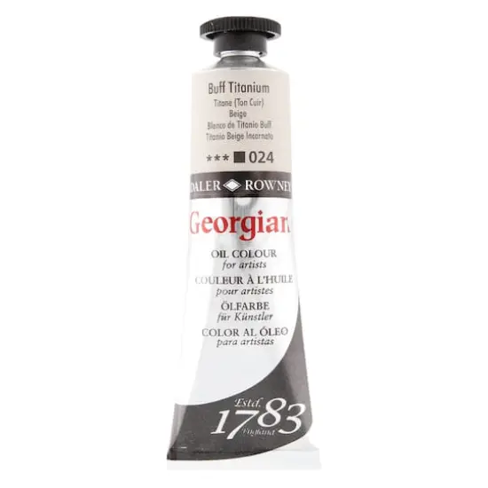 Daler-Rowney&reg; Georgian Oil Colour, 38mL 024 Buff Titanium {1}