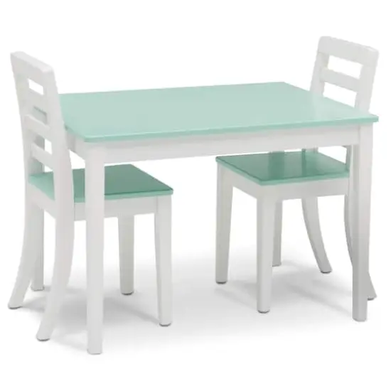 Delta Children Gateway Table & 2 Chairs Set White {1}