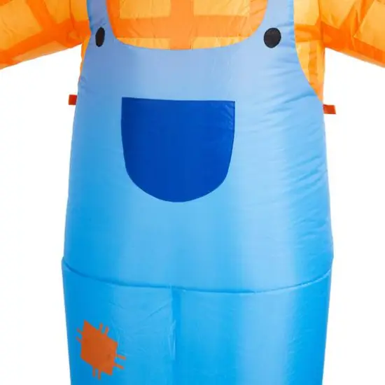 Glitzhome&reg; 9ft. Lighted Inflatable Scarecrow D&eacute;cor {8}