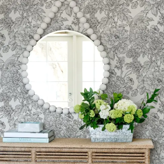 NuWallpaper Black & White Sudbury Peel & Stick Wallpaper {3}