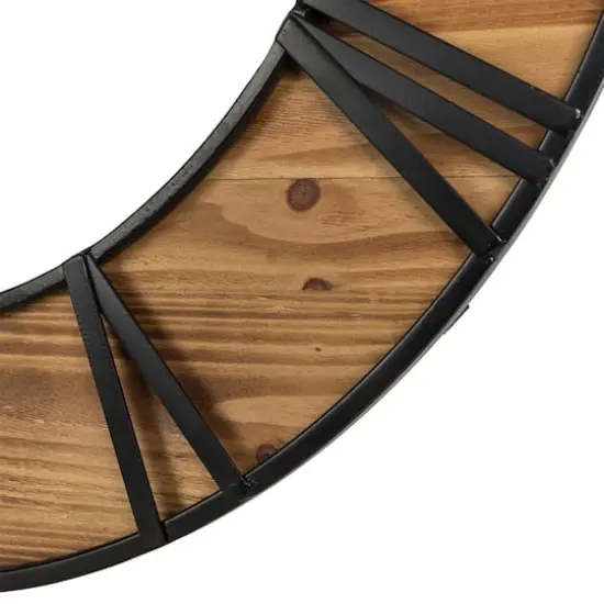 Glitzhome&reg; 30" Oversized Farmhouse Wall Clock {5}