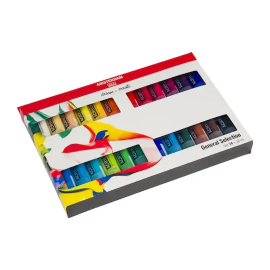 Amsterdam Standard24 Color Acrylic Paint Set  {4}