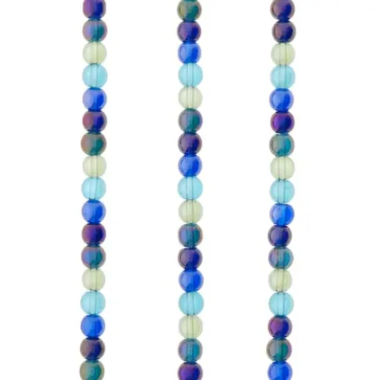 Aqua Mix Clear Glass Beads, 6mm by Bead Landing&trade; {1}