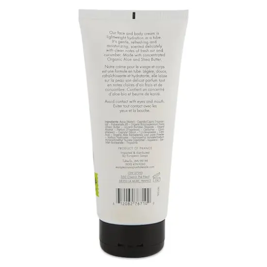 European Soaps Aloe Face & Body Cream, 200mL {4}