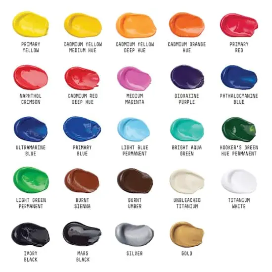 Liquitex BASICS&reg; Acrylic Color Set, 24 Count {4}