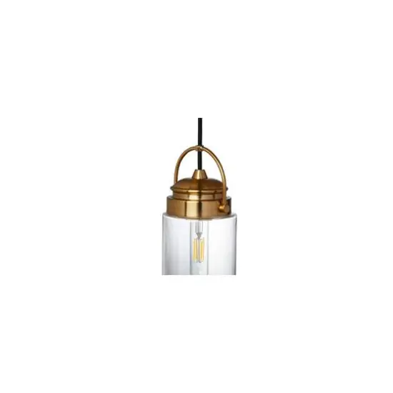 Hello Honey® Robert Stevenson Lighting Shiloh Metal & Glass Ceiling Light Brushed Brass {4}