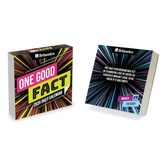 TF Publishing 2025 One Good Fact Daily Desktop Calendar {7}