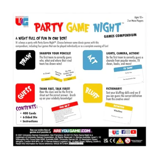 Party Game Night Games Compendium {4}