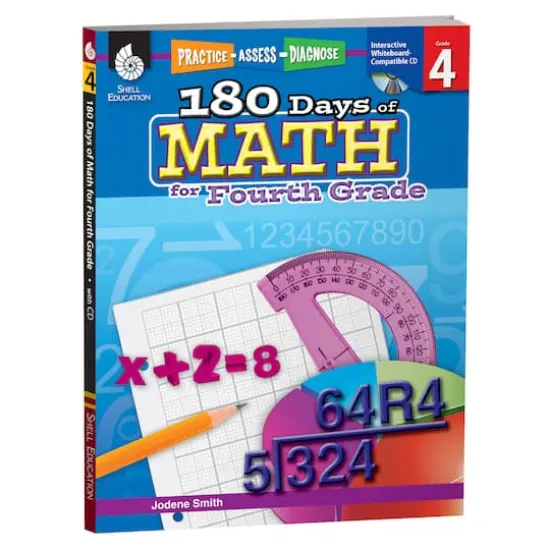 180 Days of Math Activity Book, Grade 4 {1}