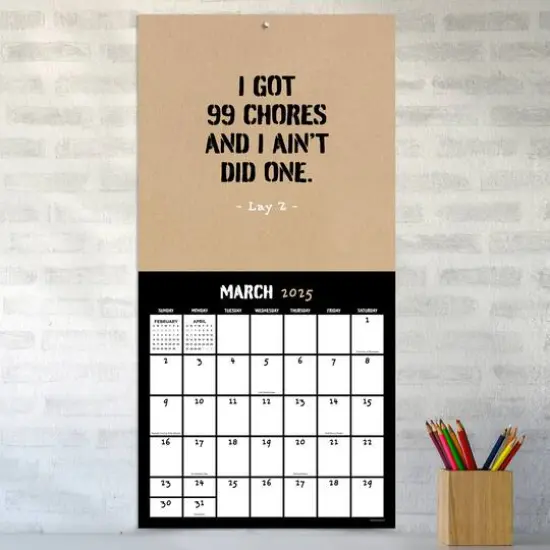 TF Publishing 2025 Anti-Affirmations Wall Calendar {5}