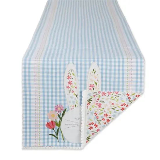 Happy Bunny Reversible Table Runner {1}