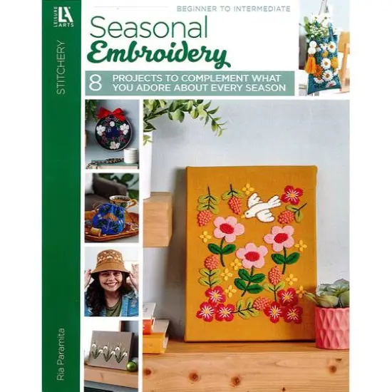 Leisure Arts Seasonal Embroidery Book {1}