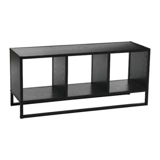 Household Essentials Jamestown 43" TV Stand Black Oak {1}