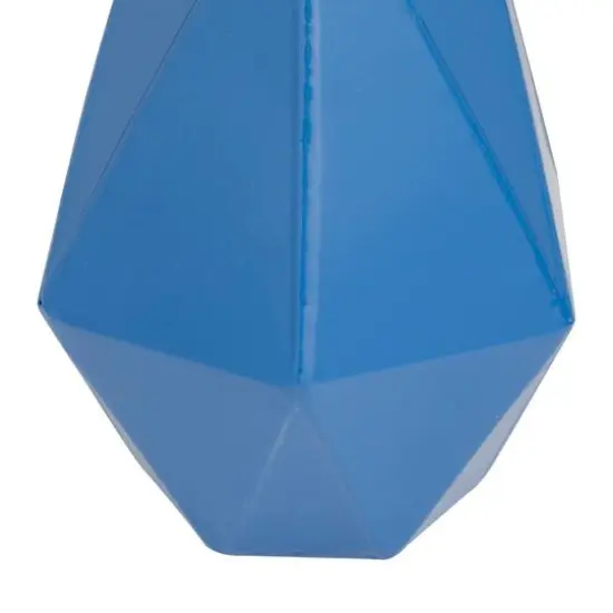 CosmoLiving by Cosmopolitan Blue Iron Contemporary Vase, 12" x 10" {6}