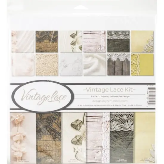Reminisce Collection Kit 12"X12"-Vintage Lace {3}