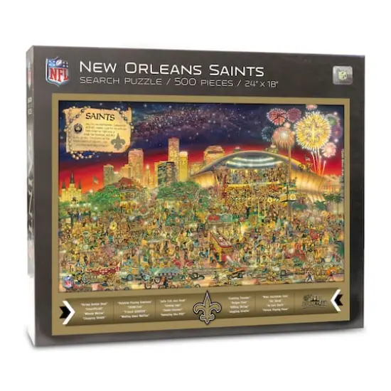 Joe Journeyman NFL 500 Piece Jigsaw Puzzle New Orleans Saints {1}