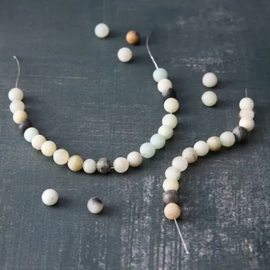 Matte Amazonite Round Beads, 6mm by Bead Landing&trade; {3}