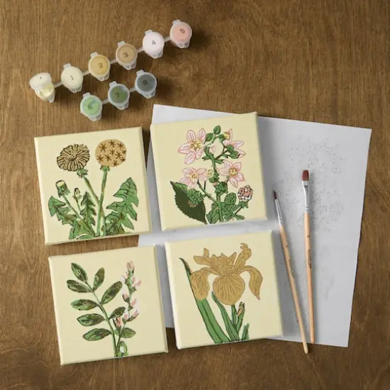 Vintage Flowers Paint-by-Number Gallery Mini Kit by Artist's Loft&reg; {3}