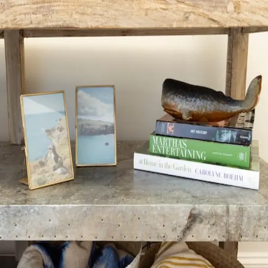 Hello Honey&reg; Brass & Glass 4" x 6" Photo Frame {3}