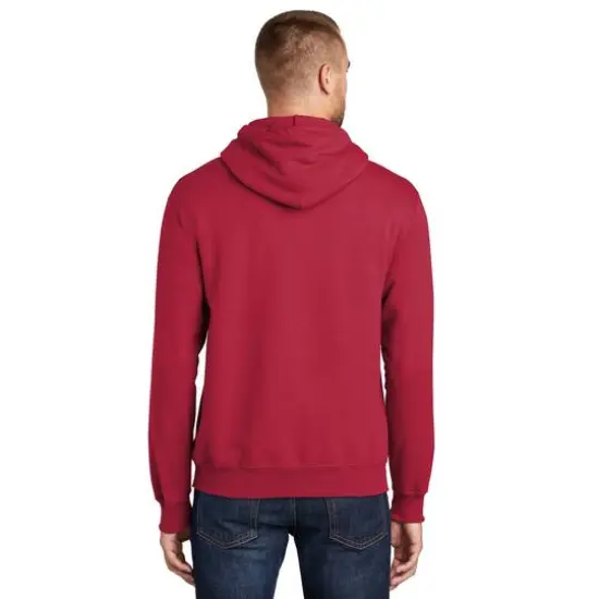 Port & Company&reg; Tall Essential Fleece Pullover Hooded Sweatshirt Red {6}