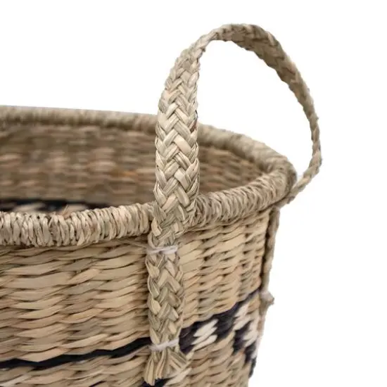 11.75" Natural Santa Fe Woven Seagrass Basket with Handles by Ashland&reg; {4}