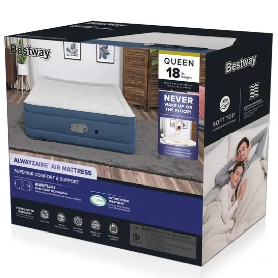 Bestway AlwayzAire&trade; 18" Air Mattress {4}
