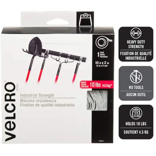 VELCRO&reg; Brand Industrial Strength White Adhesive Roll {11}