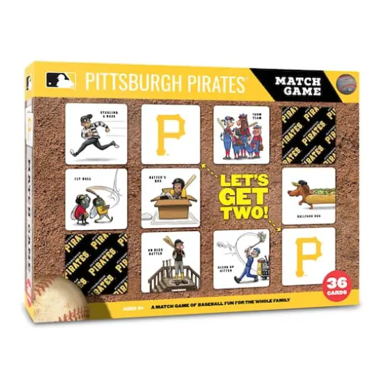 Major League Baseball Licensed Memory Match Game Pittsburgh Pirates {1}