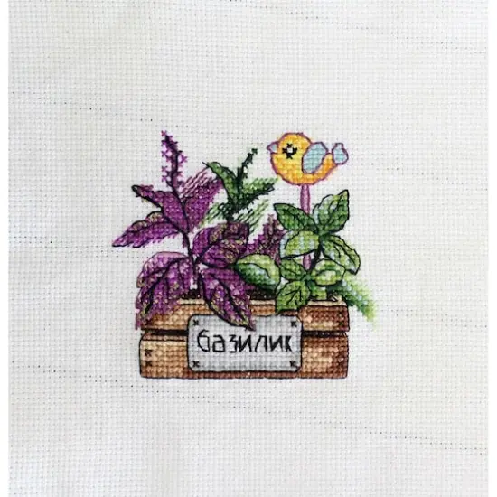 MP Studia Basil Counted Cross Stitch Kit {4}