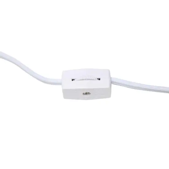 Simple Designs White Marbled Ceramic Table Lamp {10}