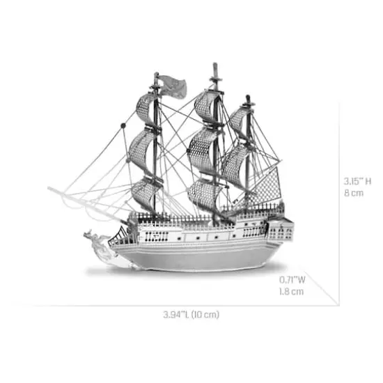 Metal Earth&reg; The Black Pearl Steel Model Kit {5}