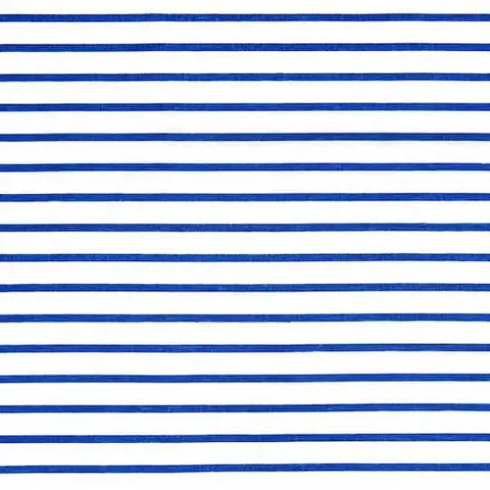 White & Navy Stripes Cotton Fabric Mini Bolt by Loops & Threads&reg;  {3}