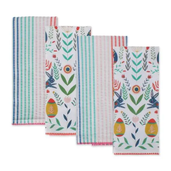 DII&reg; Easter Folk Garden Kitchen Textiles Dishtowel Set {3}
