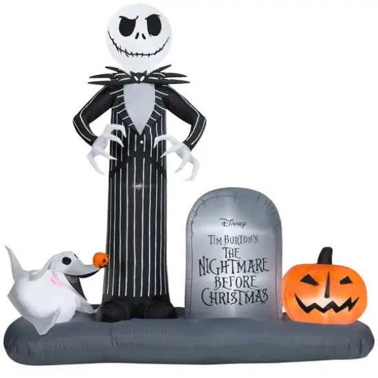 6.5ft. Airblown&reg; Inflatable Jack Skellington Halloween Town {1}