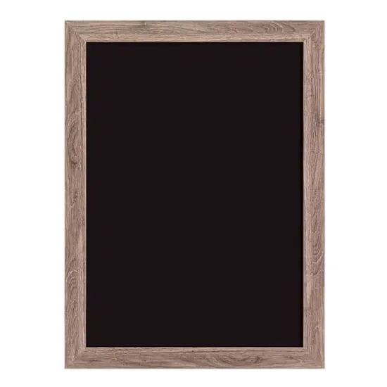U Brands&trade; 24'' x 18'' Rustic Wood MDF Framed Chalkboard {1}