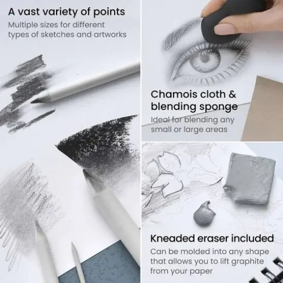 Arteza&reg; 35-Piece Sketching Tool Set {4}