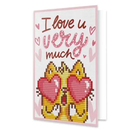 Diamond Dotz&reg; Love You Diamond Painting Greeting Card Kit {1}