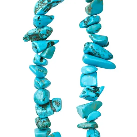 Turquoise Dyed Howlite Chip Beads, 15mm by Bead Landing&trade; {1}