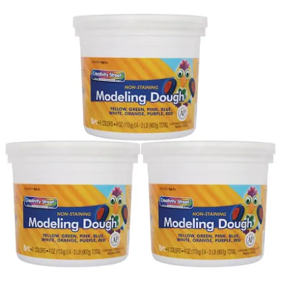 Creativity Street&reg; 4oz. Modeling Dough Pack, 3ct. {1}