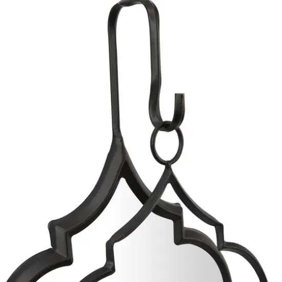 CosmoLiving by Cosmopolitan 16" Black Contemporary Wall Sconce {5}