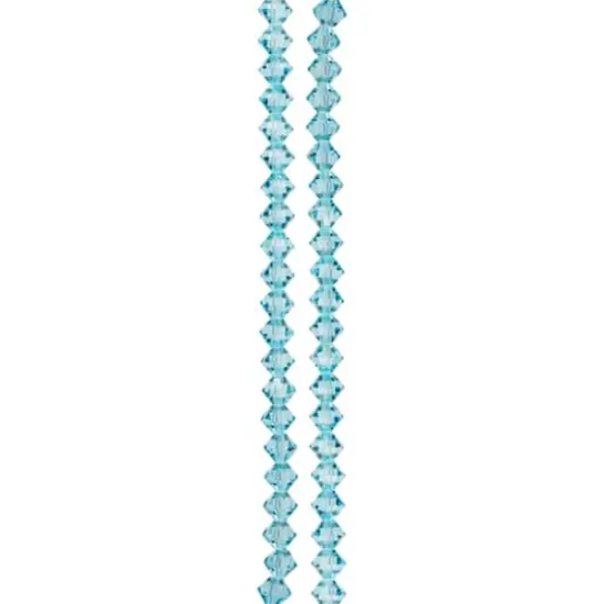 Preciosa Glass Crystal Bicone Beads, 6mm by Bead Landing&trade; Blue Capri {4}