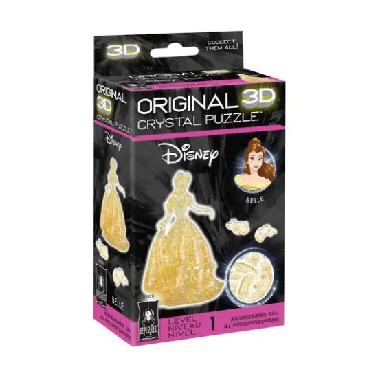 Original 3D Crystal Puzzle&trade; Disney Belle 41 Piece Puzzle {3}