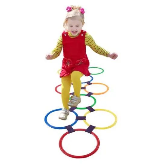 Toy Time Hopscotch Ring Game {4}