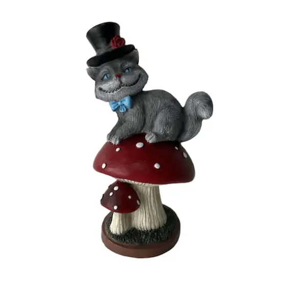 8.5" Cat on Mushroom Tabletop D&eacute;cor by Ashland&reg; {1}